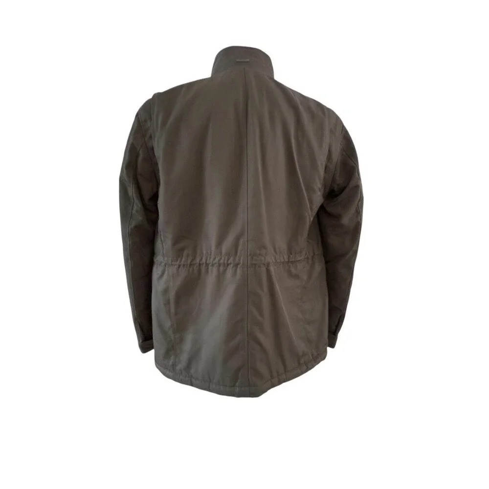 Hugo Boss Men's Dark Green‎ Centin Cotton Quilted Parka, Sizes 38